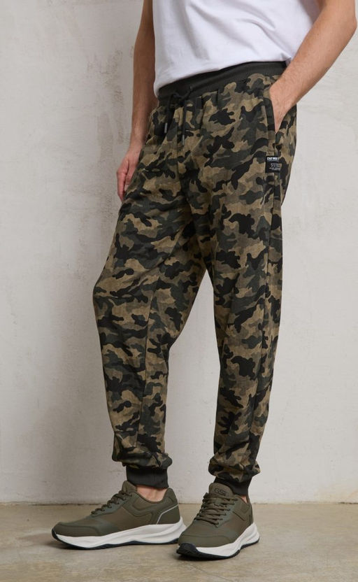 Брюки спорт F411-0891 khaki camo