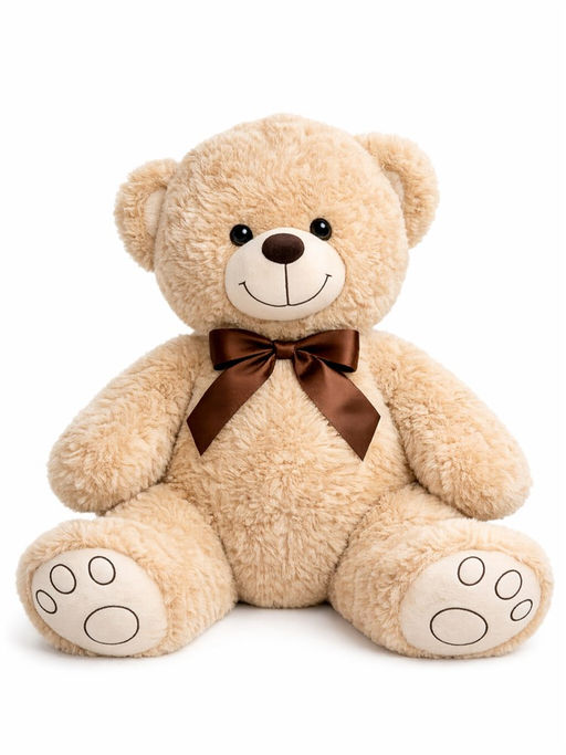 Мишка с бантиком и пяточками, 50см. (Белоруссия)