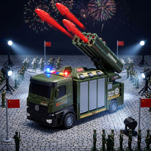 Машина -Трек "Воентрак" (свет, звук) в коробке
