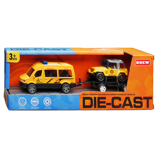 Машина "Стройка" металл, в коробке