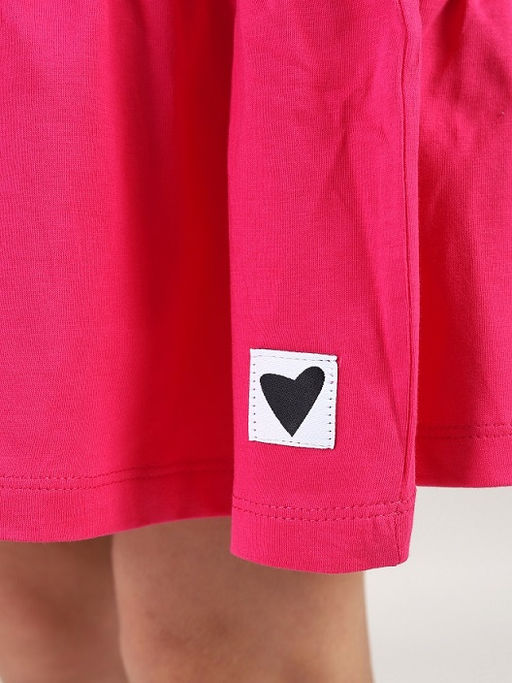 CRB wear / CWKG 63933-46 Платье для девочки,фуксия  фото 4