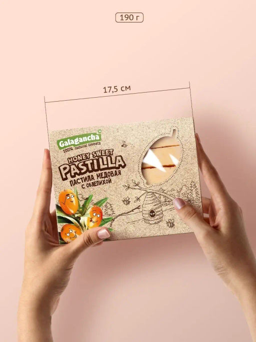 Пастила Pastilla медовая облепиха 190г - Galagancha фото 2