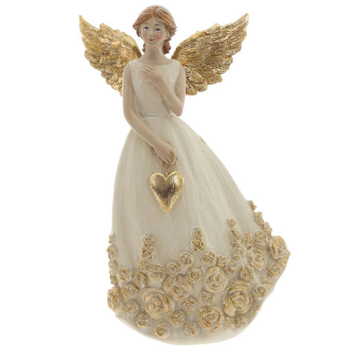 Фигурка декоративная "Ангел", L10 W6,5 H17 см, 2в.