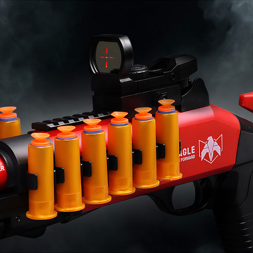 Автомат "Убойная сила" цвет чёрно-красный, в коробке