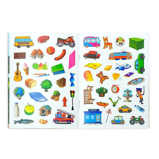 Наклейки детские «111 наклеек. Изучаем английский язык», 12 стр.