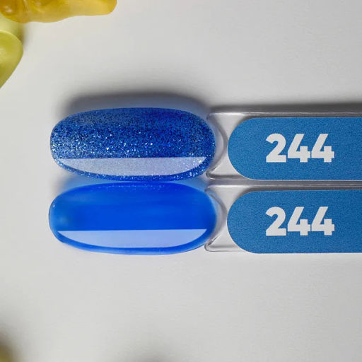 Гель-лак Glass №244 - синий - Patrisa nail фото 3