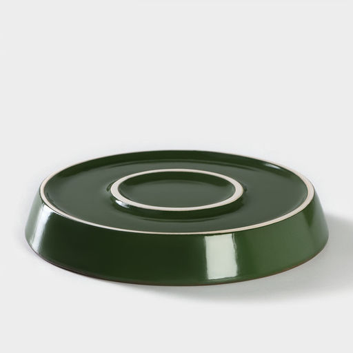 Блюдо фарфоровое Punto verde, d=17.5 см