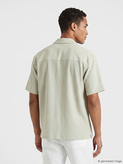 Regular Fit Erkek Dokulu G?mlek