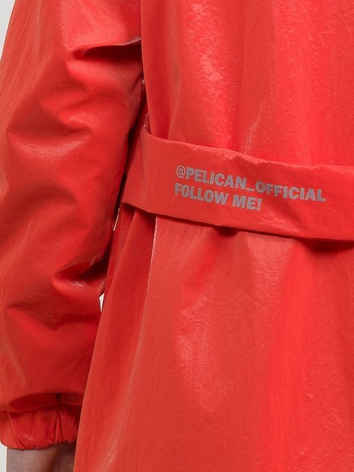 PELICAN, плащ для девочек, Красный фото 6