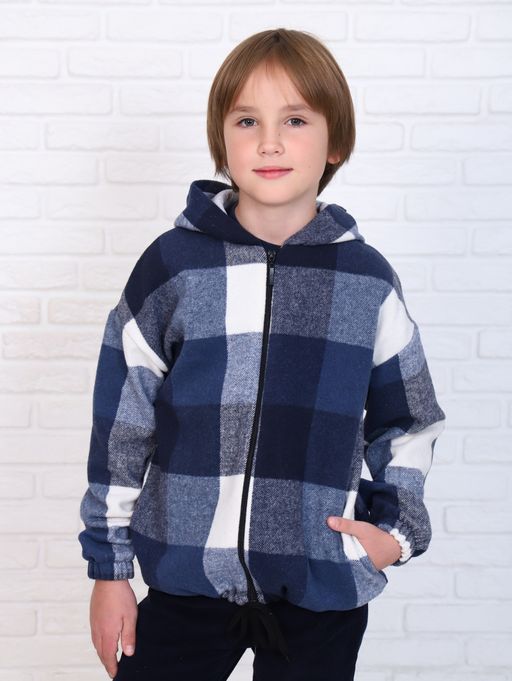 ТД030 Толстовка Дели 2 с капюшоном (синий) - Милаша фото 5