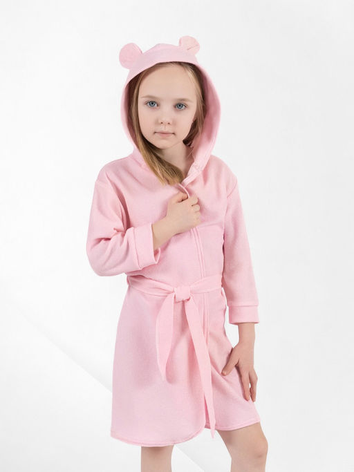 Халат детский светлорозовый