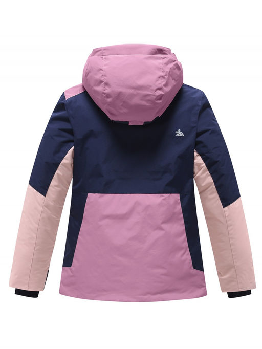Горнолыжный костюм зимний для девочки розового цвета 9518R