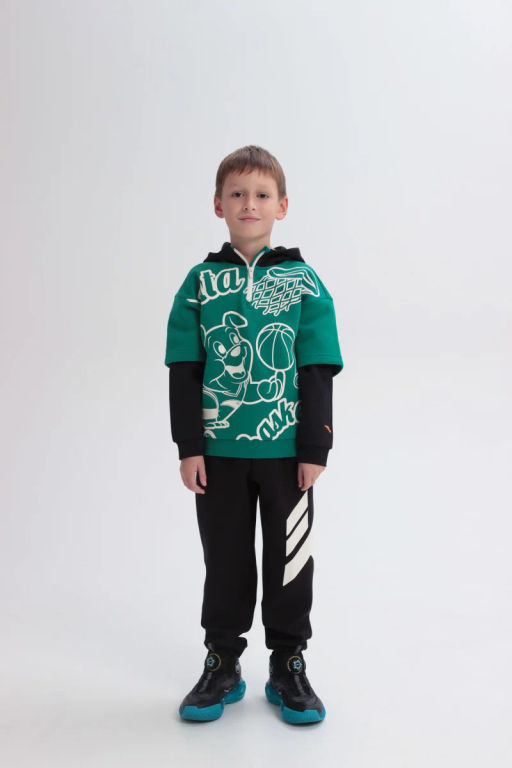 Худи Зеленый - Anta sport фото 2