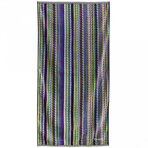 "Missoni-3004" Полотенце махровое 70х140см, плотность 375гр/м2, 100% хлопок, велюр, сиреневый, Bolangde (Китай)