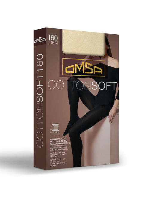 (Omsa) Cotton Soft 160 (чз) avorio  фото 2