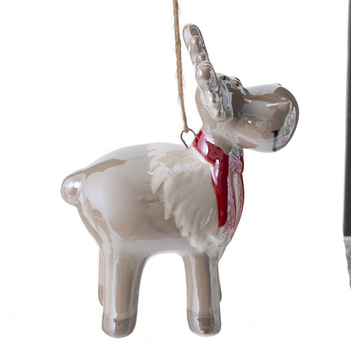 Украшение новогоднее "Олень", L7 W4,5 H8,5 см, 3в.
