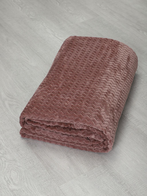 Плед Роял Плюш Пудра 150х200 - Амавес-текстиль фото 4