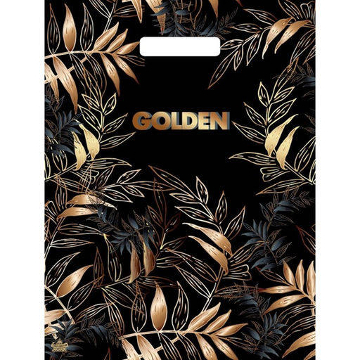 Цена за 50 шт. Пакет «Золотой лес», полиэтиленовый, с вырубной ручкой, 40×31 см, 30 мкм