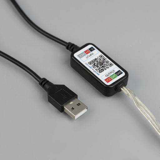 Умная гирлянда Занавес 2?2 м роса, IP20, серебристая нить, 400 LED, приложение, свечение RGB, USB - Luazon lighting фото 9