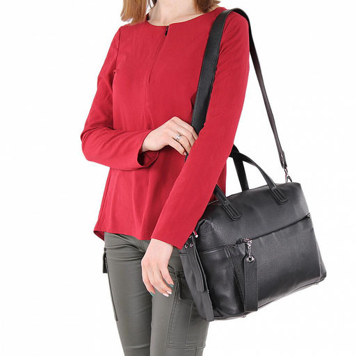 Сумка 0454 black Polina&Eiterou