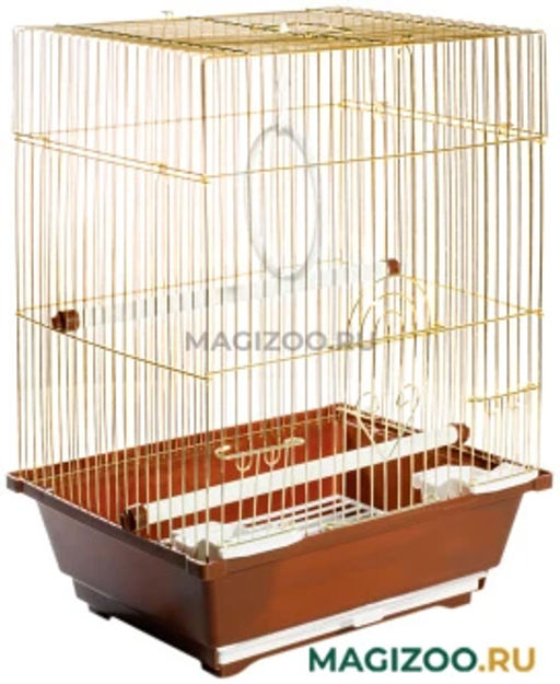 Клетка д/птиц Золотая Клетка А105G золото (30*23*39) 1/10 A105G