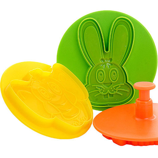 24011 Формочки с поршнем 3 прЗверушки МВ (х24)