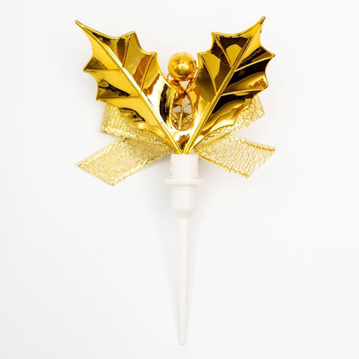 Украшение для торта Золотой бантик - Страна карнавалия фото 2