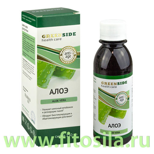 Сироп алоэ Доктор Грин, 150 мл, Грин Сайд - Green Side фото 2