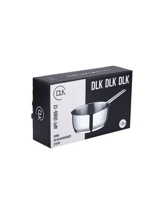 Ковш без крышки из нержавеющей стали 12x7 см (0,75 л), арт. 3565-12