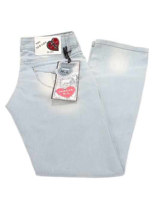 8270 LT. BLUE Джинсы женские - Фабричный китай фото 2