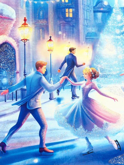 Цена за 2 шт. Подарочная новогодняя коробка «Вечерняя мелодия», Портфель макси широкий, 37×8×20.2 см