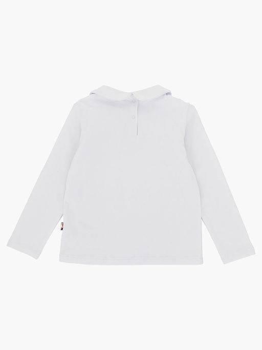 Лонгслив для девочки UD 1138 белый - Mini maxi фото 2