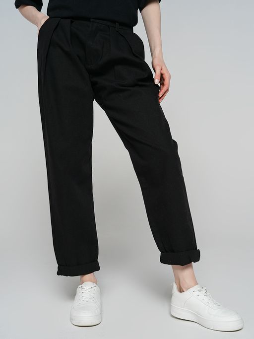 A7683 Брюки длинные (джинсы) ЧЕР