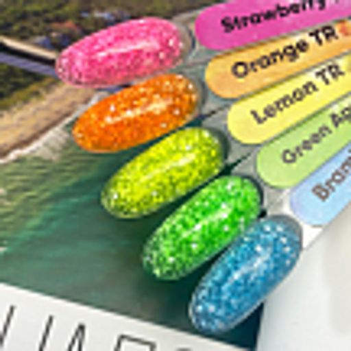 TROPIC GEL Orange гель для дизайна c белыми шестигранниками NEW - Patrisa nail фото 2