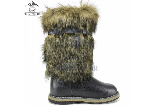 Унты мужские Высокие, койот, войлочная подошва