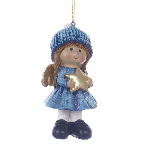 Фигурка декоративная "Ангел", L4,5 W3,5 H10 см, 2в.