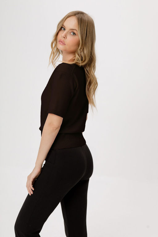 Джемпер Pirs 6352 коричневый  фото 4