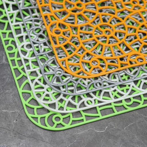 Цена за 2 шт. Решетка для раковины «Грата», 28×28 см, МИКС