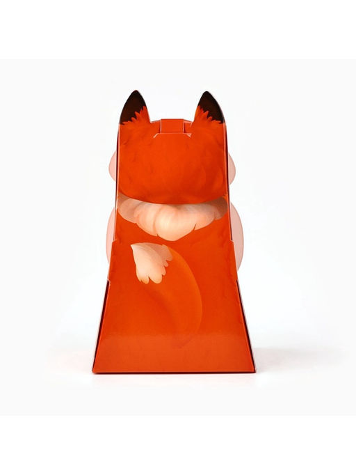 Цена за 5 шт. Коробка складная с окном «Лисичка», 9×14×6 см