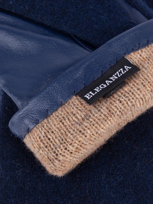 Перчатки женские 100% ш TOUCH IS0150 blue - Eleganzza фото 3