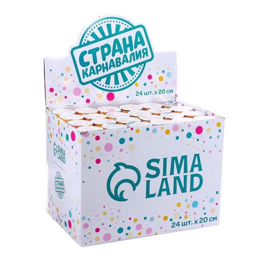 Цена за 2 шт. Хлопушка пружинная «Большого счастья в Новом Году!», 20 см