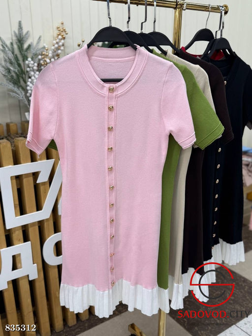 Платье женское с имитацией пуговиц - Bruno фото 4