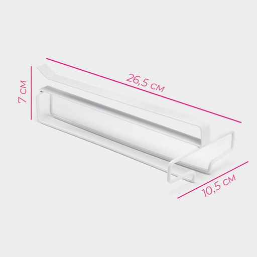 Сушилка для бокалов Доляна, 26.5×10.5×7 см, белая