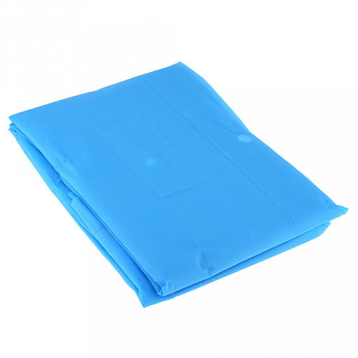 Дождевик-плащ 63х117см, на кнопках, EVA, цвета в ассортименте: голубой; фиолетовый, в п/эт пакете (Китай)