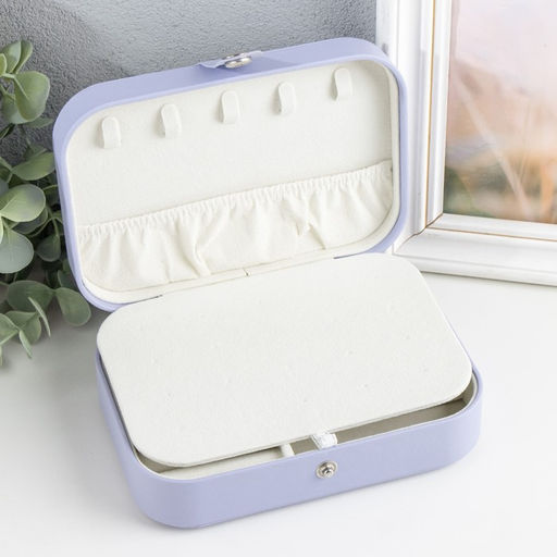 Шкатулка кожзам для украшений Матовая гладь бежевая 16х11х5 см - Simaland фото 26