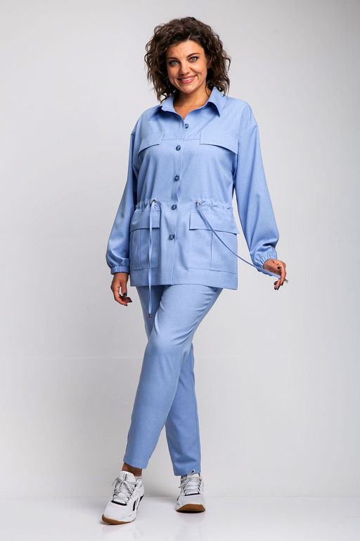 Костюм Liona Style 946 голубой