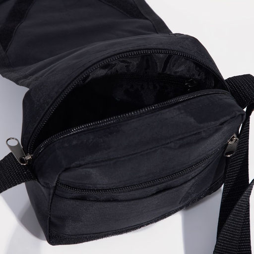 Сумка кросс-боди мужская Luris, на молнии, 17×9×17 см, чёрная