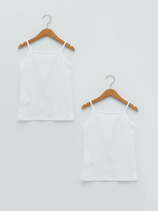 Kare Yaka Basic Ask?l? K?z ?ocuk Atlet 2li - Waikiki фото 2