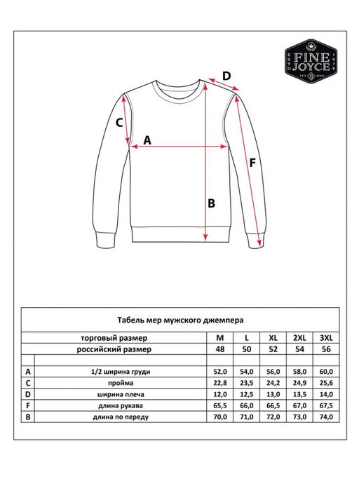 Джемпер мужской с отложным воротником и планкой на пуговицах F221-15-22021 тёмно-синий - Fine joyce фото 2