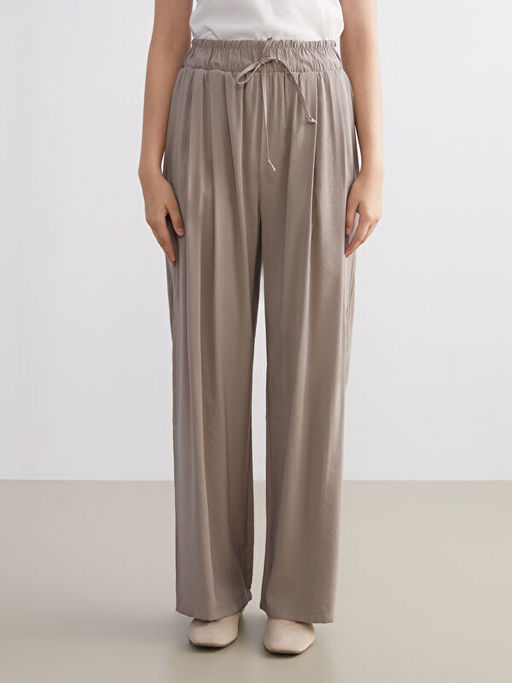 Beli Lastikli Geni? Pa?a Kad?n Pantolon